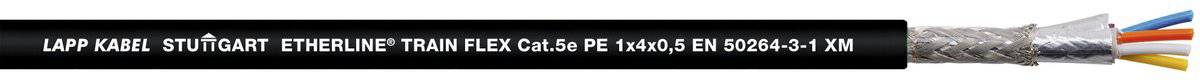 LAPP 2170910/500 Netzwerkkabel ETHERLINE® TRAIN FLEX Schwarz 500 m