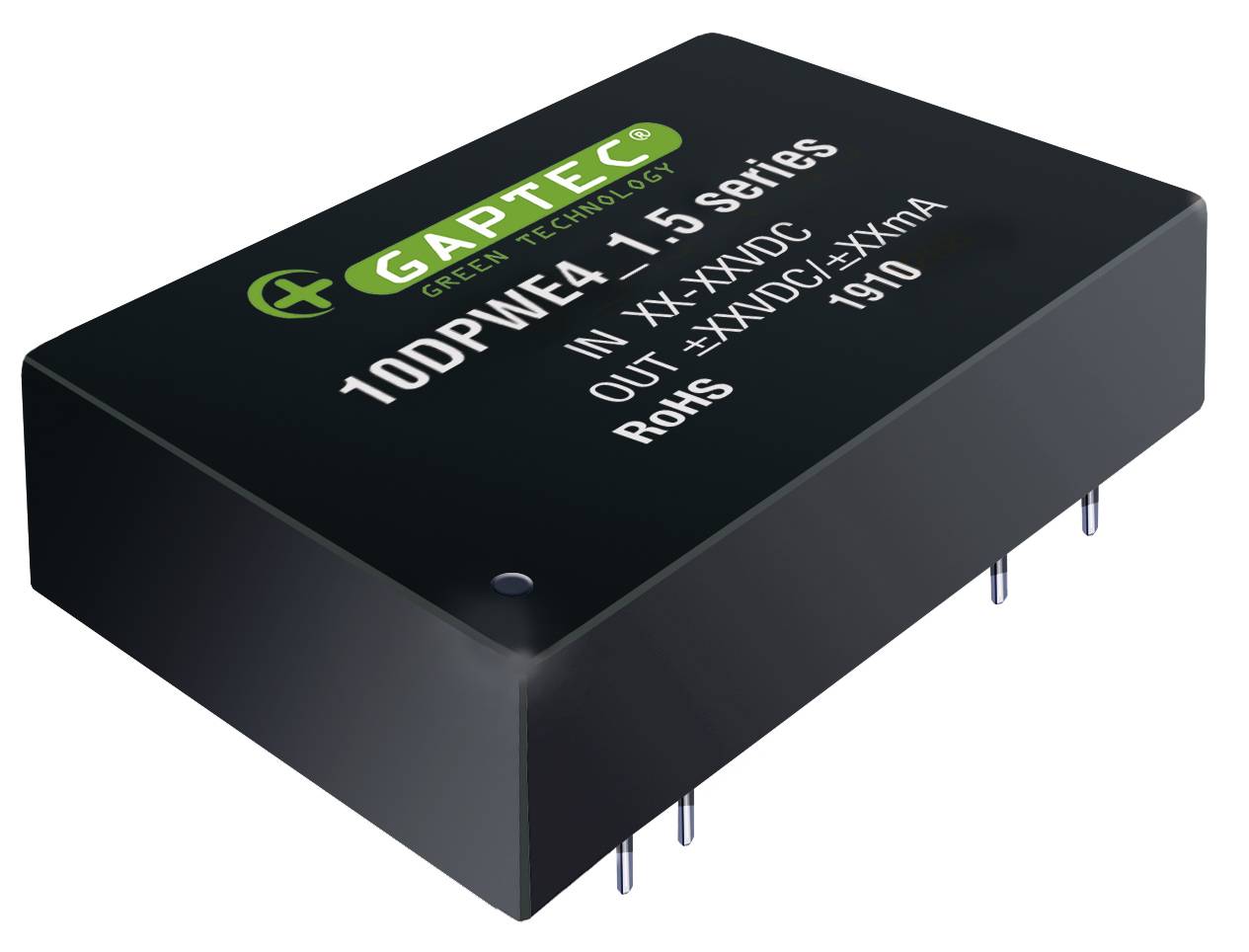 Gaptec 10DPWE4_4812S1.5 DC/DC-Wandler 833 mA 10 W Inhalt 1 St.