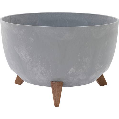 Siena Garden OSLO STONE LA881-70 Pflanzgefäß Polypropylen Beton-Grau