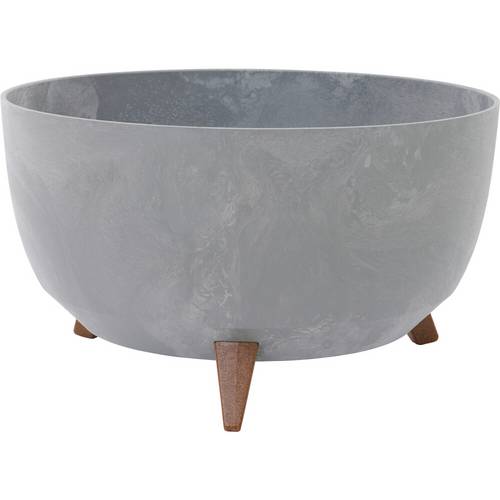 Siena Garden OSLO STONE LA882-70 Pflanzgefäß Polypropylen Beton-Grau