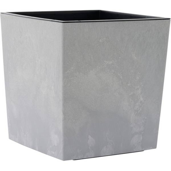 Siena Garden NIZZA STONE LA552-70 Pflanzgefäß Polypropylen Beton-Optik, Grau