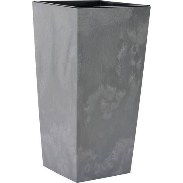 Siena Garden NIZZA STONE LA548-70 Pflanzgefäß Polypropylen Beton-Optik, Grau