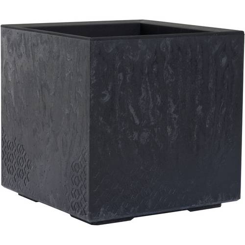 Siena Garden FARO STONE LA935-70 Pflanzkasten Polypropylen Beton-Optik, Schwarz