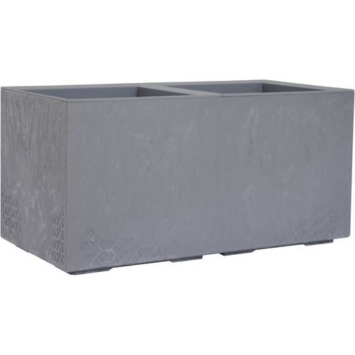 Siena Garden FARO STONE LA936-70 Pflanzkasten Polypropylen Beton-Optik, Grau
