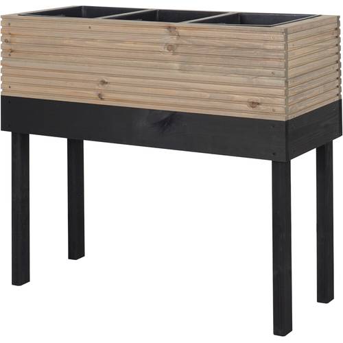 Siena Garden 07795-492 Hochbeet Nola grau/schwarz 1 St.