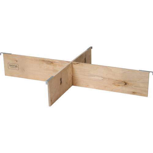 Siena Garden VDS-1200-4-GDB Rahmenteiler Hochbeet Haken 4 Bereiche 1 St.