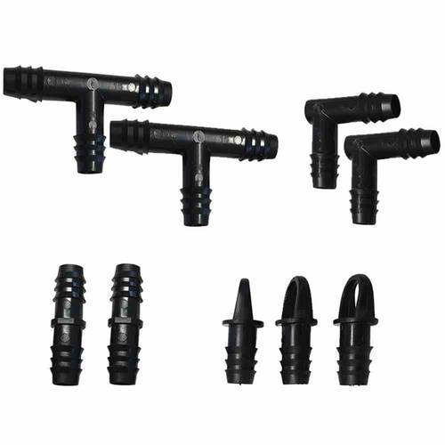 Siena Garden WSH1001 Perlschlauch-Zubehörset 1 Set Schwarz