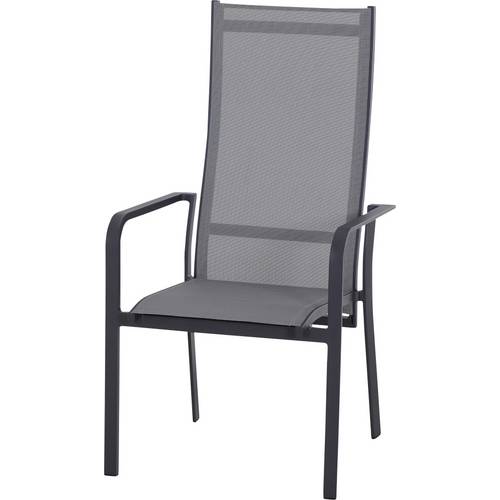 Thumbnail - Siena Garden Dining Move Ses P78403 Gartenstuhl Aluminium Anthrazit (matt), Hellgrau
