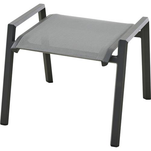 Siena Garden Tauro S83266 Gartenhocker Aluminium Anthrazit (matt), Grau