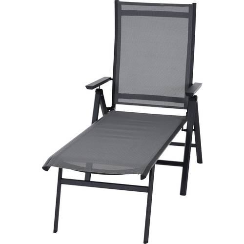 Siena Garden Tauro S83267 Klappliege Aluminium Anthrazit (matt), Grau