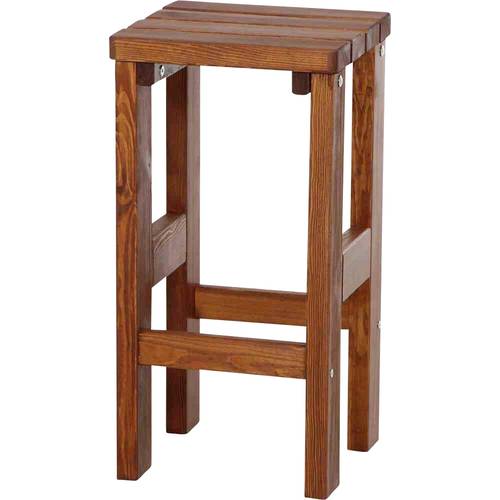 Thumbnail - FUNSTAR M15107 Gartenhocker Kiefernholz Braun