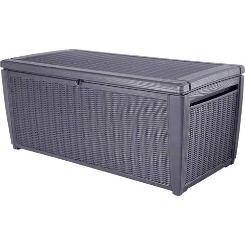 KETER 987746 Auflagenbox Kunststoff, Polypropylen Anthrazit