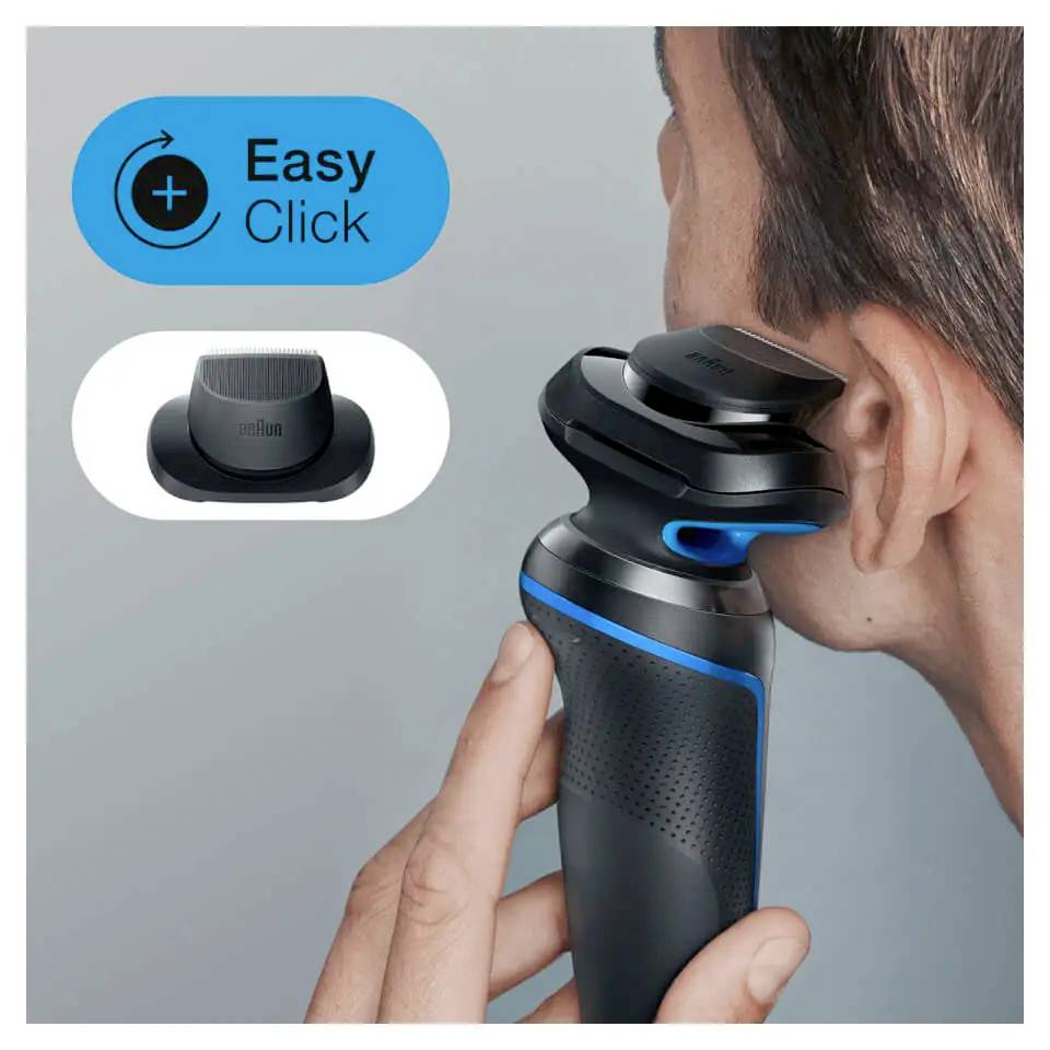 Series 5 51-B1200S, Folienschaber, Blau, Tasten, LED, Akku, Lithium-Ion (Li-Ion)-4