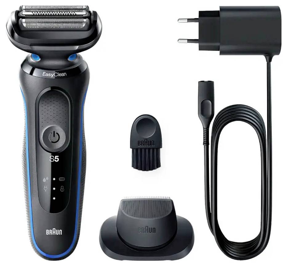 Series 5 51-B1200S, Folienschaber, Blau, Tasten, LED, Akku, Lithium-Ion (Li-Ion)-2