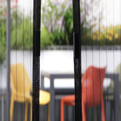 GARDAMO R60020 Tür-Fliegengitter (B x H) 1.1 m x 2.4 m Schwarz 1 St.