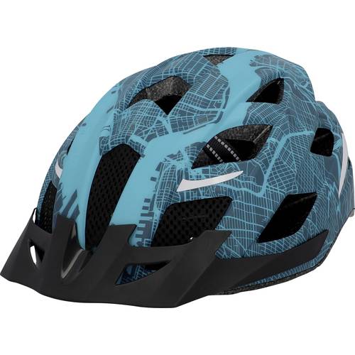 FISCHER FAHRRAD Urban Plus NY Fahrrad-Helm Türkis Konfektionsgröße=S/M Kopfumfang=52-59 cm