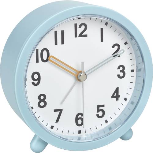 TFA Dostmann 60.1043.20 Quarz Wecker Türkis, Blau Alarmzeiten 1 Leisegang-Uhrwerk