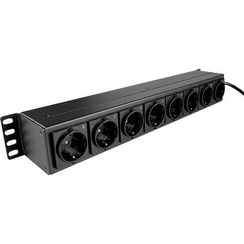 LINDY 73025 Steckdosenleiste 19 Zoll Schwarz Kaltgerätestecker 1 St.