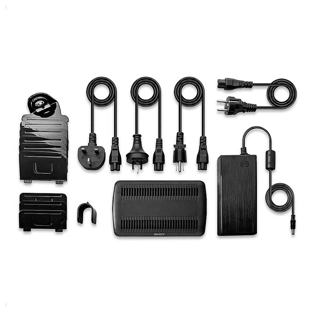 LINDY 160W 6 Port USB-Ladestation Bürogeräte Möbel Ladestationen & Carts-1