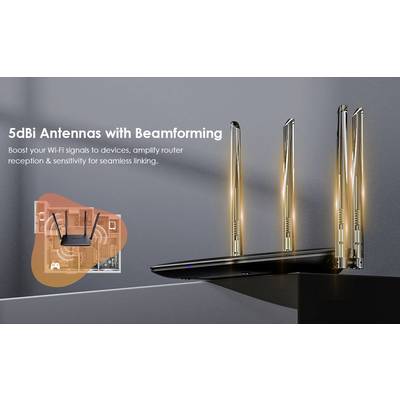Wavlink BE3600 WLAN Router 2.4 GHz, 5 GHz 3568 MBit/s-9