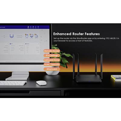 Wavlink BE3600 WLAN Router 2.4 GHz, 5 GHz 3568 MBit/s-10
