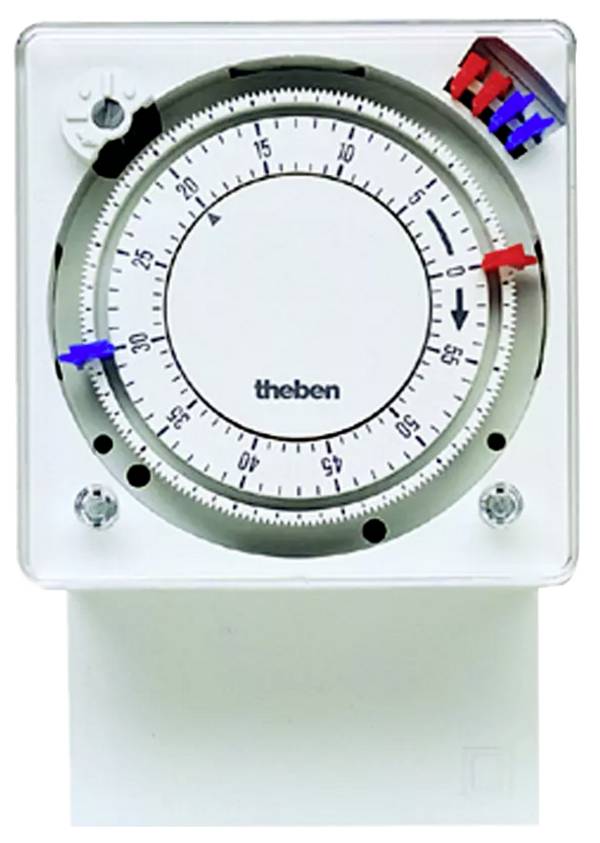 Theben 1790008 Hutschienen-Zeitschaltuhr analog  Tagesprogramm   IP20