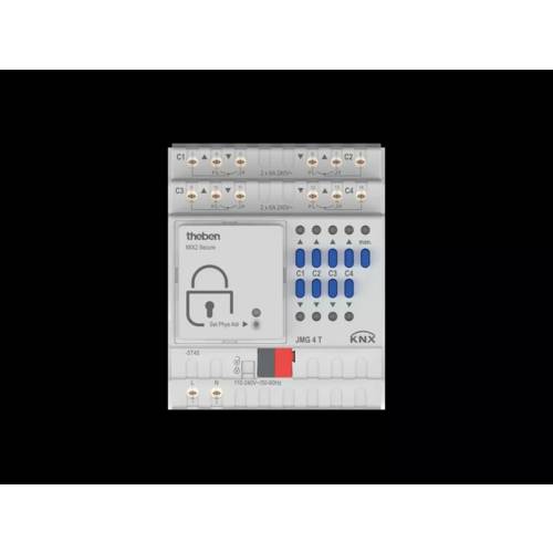 Theben 4930250 Jalousieaktor JMG 4 T KNX