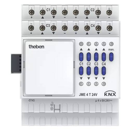 Theben 4930265 Jalousieaktor JME 4T 24V KNX