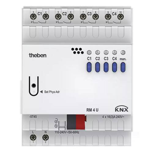 Thumbnail - Theben 4940223 Schaltaktor RM 4 U KNX