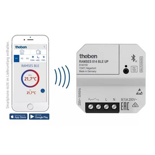Theben 8140150 RAMSES 814 BLE UP Raumthermostat 1 St.