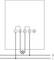 Schaltskizze: Verbindung von Phase (L), Neutralleiter (N) und Schutzleiter (Erde), mit einer Glühlampe in Serie geschaltet.