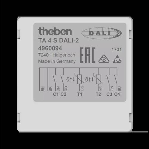 Theben 4960094 Schnittstelle TA 4 S DALI-2