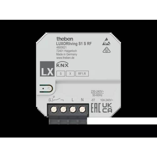 Theben 4800621 Funk-Schaltaktor LUXORliving S1 S RF