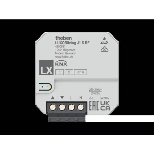 Theben 4800651 Funk-Jalousieaktor LUXORliving J1 S RF