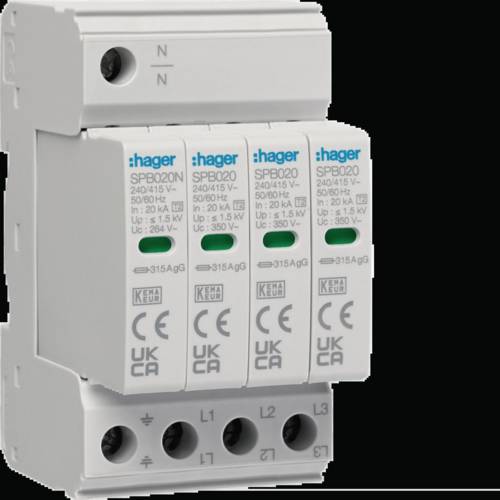 Hager SPB420 Überspannungsableiter 1 St.