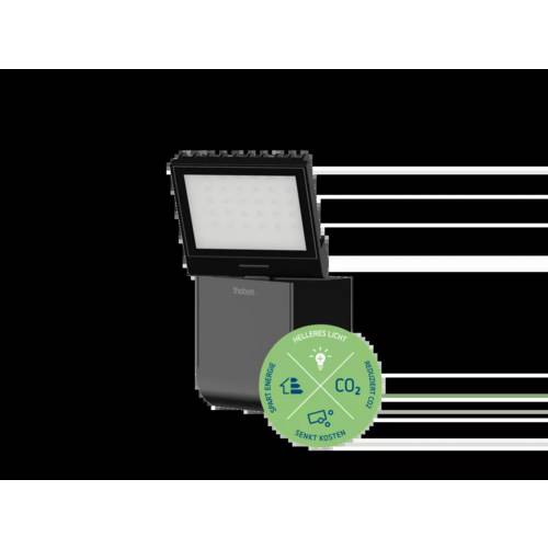 Theben theLeda S8-100L BK 1020601 LED-Außenwandleuchte