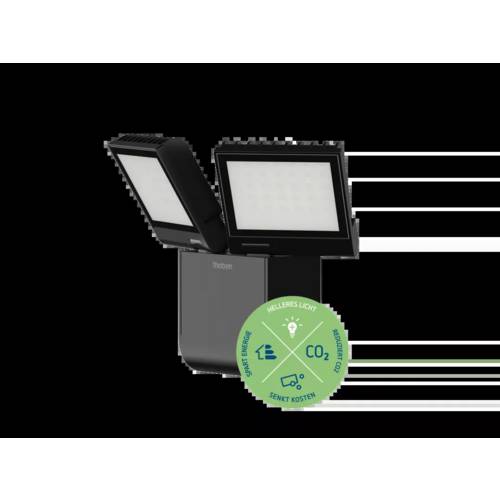 Theben theLeda S17-100L BK 1020603 LED-Außenwandleuchte