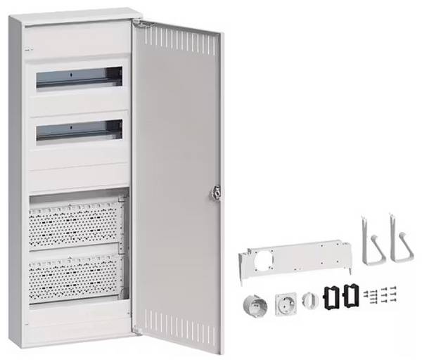 Hager VA602NWH VA602NWH Kleinverteiler bestückt Aufputz Anzahl Reihen = 2 Inhalt 1 St.
