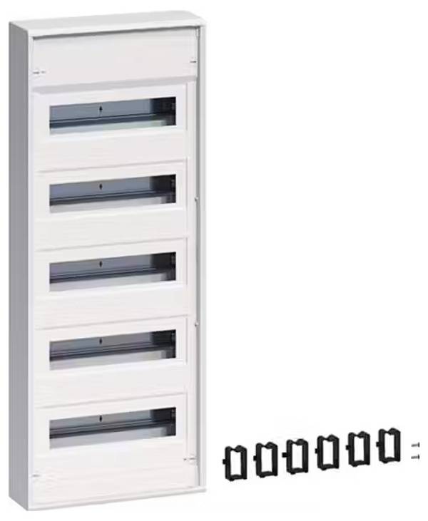 Hager VA60CN VA60CN Kleinverteiler bestückt Aufputz Anzahl Reihen = 5 Inhalt 1 St.