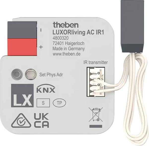 Theben KNX 4800320 Gateway LUXORliving AC IR1