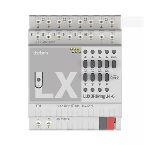 Theben 4800451 Jalousieaktor LUXORliving J4-6