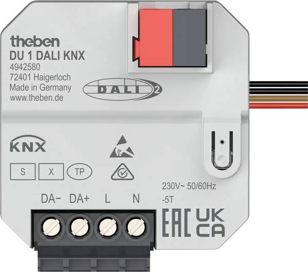 Theben KNX 4942580 Funk-DALI-Aktor    DU 1 DALI KNX