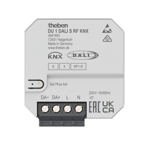 Theben 4941681 Funk-DALI-Aktor DU 1 DALI S RF KNX