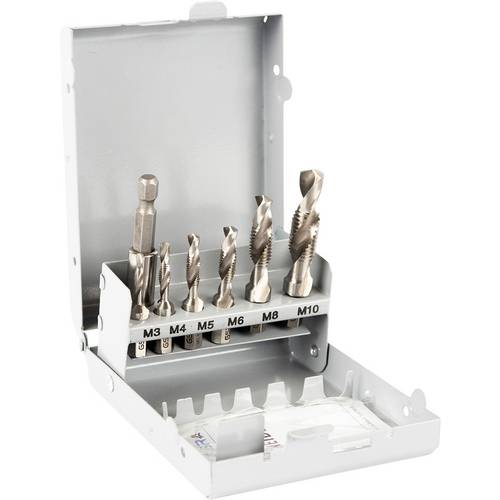 GSR 00708020 Gewindeschneidsatz 7teilig metrisch M3 - M10 DIN 3126 HSS-G 1 St.