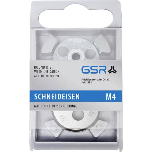 GSR 00707230 Schneideisen metrisch M10 HSS-G 25 mm 9 mm