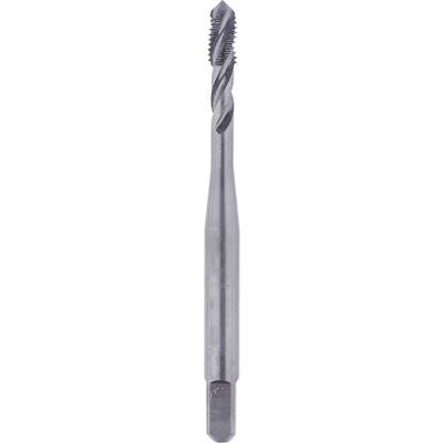Metallschneidwerkzeug, rund mit spiralförmiger Spitze, aus poliertem Metall, für Industrieanwendungen wie Bohren oder Fräsen geeignet.