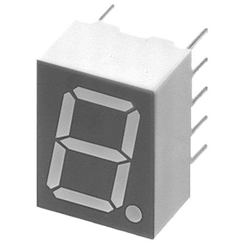 Lite-On 7-Segment-Anzeige Grün 10 mm 2.05 V Ziffernanzahl: 1