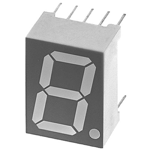 Lite-On 7-Segment-Anzeige Rot 14.22 mm 2 V Ziffernanzahl: 1