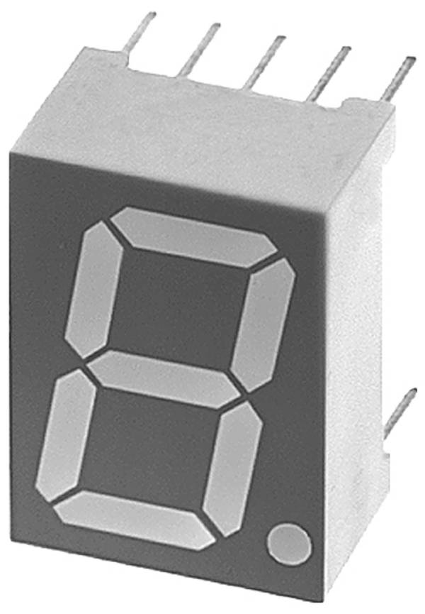 Lite-On 7-Segment-Anzeige Rot  14.22 mm 2 V Ziffernanzahl: 1