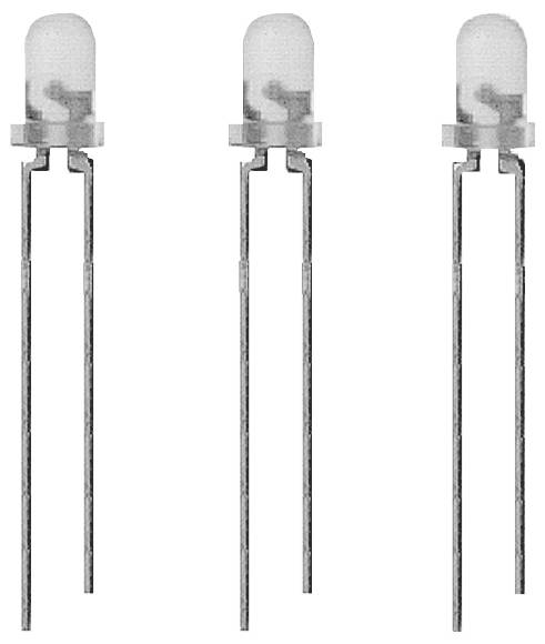 Lite-On LTL4251N-022 LED bedrahtet Gelb Gewölbt 3 mm 5.6 mcd 60 ° 20 mA 2.1 V